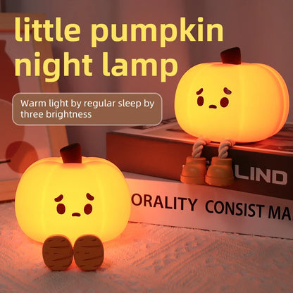 Soft Silicon Cute Pumpkin Light